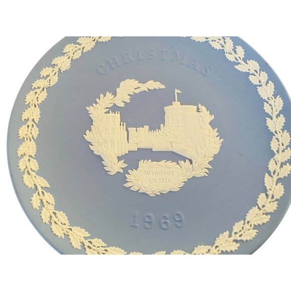 Wedgwood Jasperware Christmas 1969 Windsor Castle Made in England Excellent - Picture 2 of 6